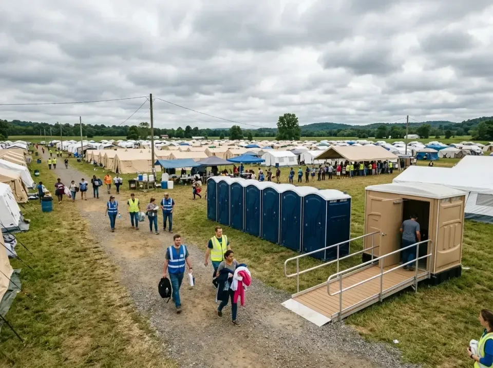 disaster-relief-camp-restrooms-010 — frequently asked questions, Dumpster & Portable Bathrooms Rental in Williston, FL